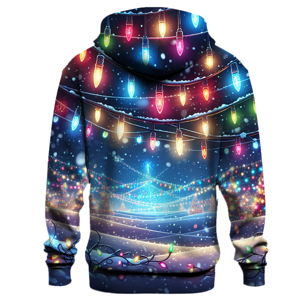 Festive Christmas Lights Hoodie