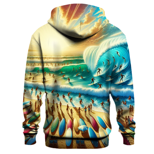 Surfboard Coastal Life Hoodie