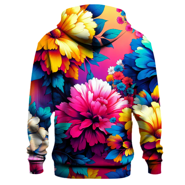 Retro Floral Funk Hoodie