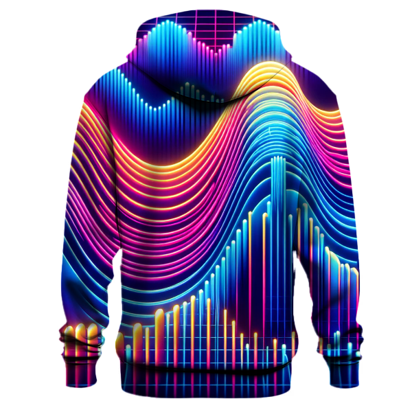 Neon Music Wave Hoodie