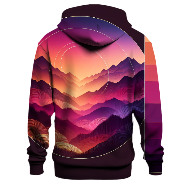 Mystical Mountain Hues Hoodie