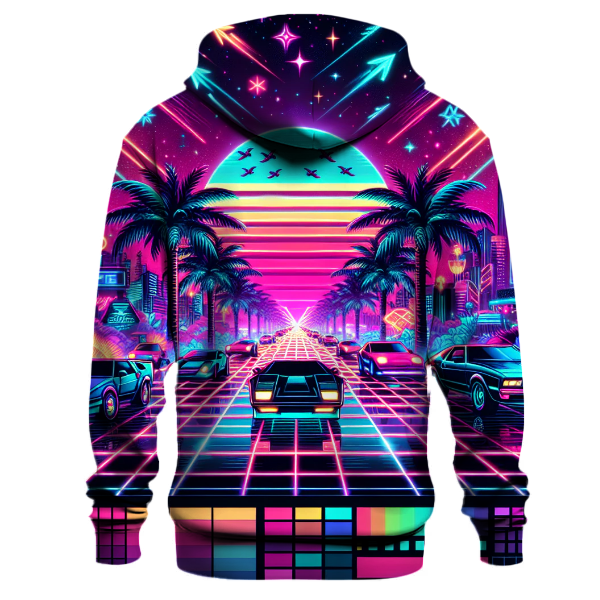 Retro Wave Synth Hoodie