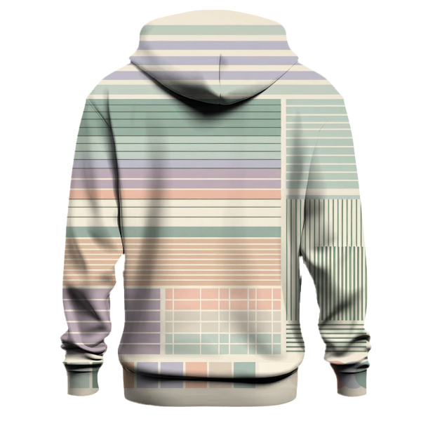 Retro Pastel Stripes Hoodie