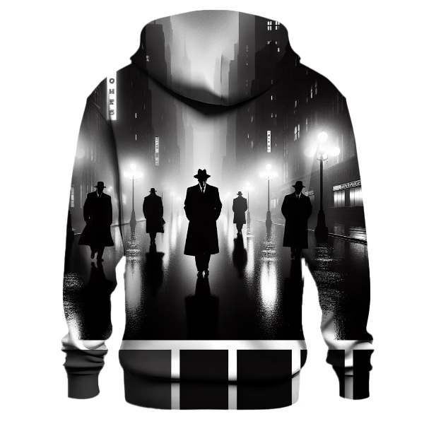 Cinematic Film Noir Tribute Hoodie