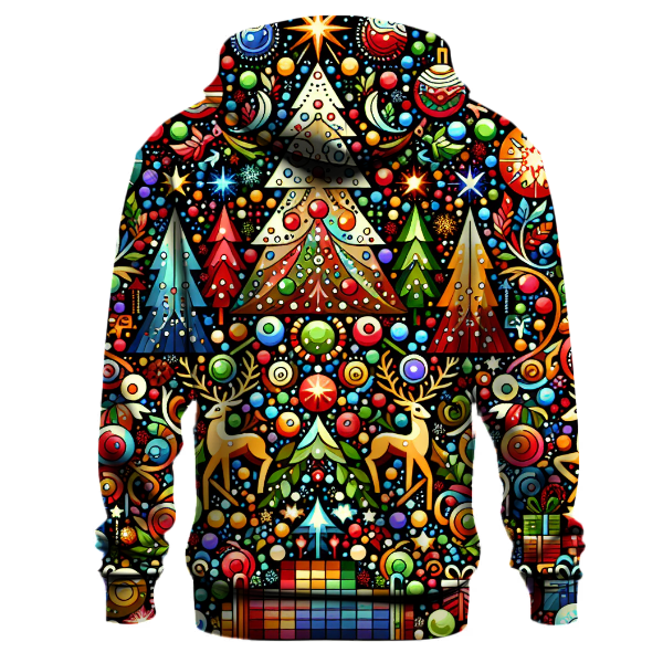 Funky Holiday Patterns Hoodie