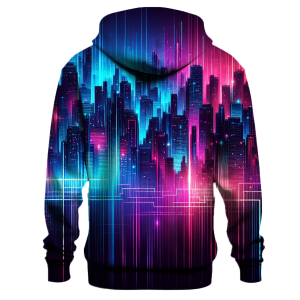 Neon Dreamscape Delight Hoodie
