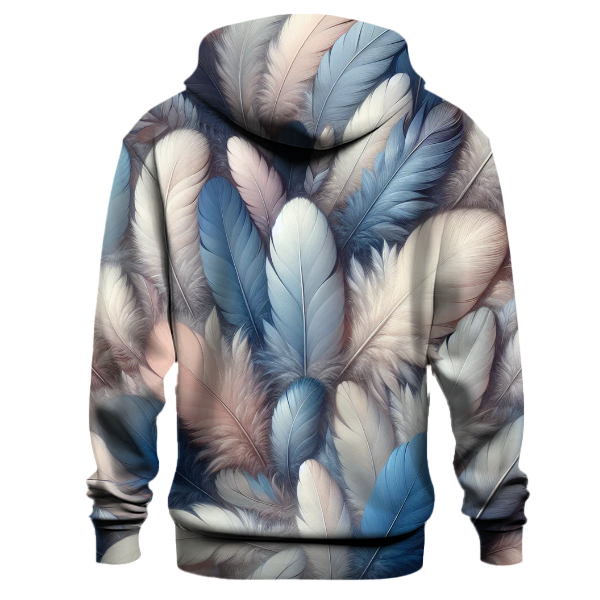 Elegant Feathered Dreams Hoodie