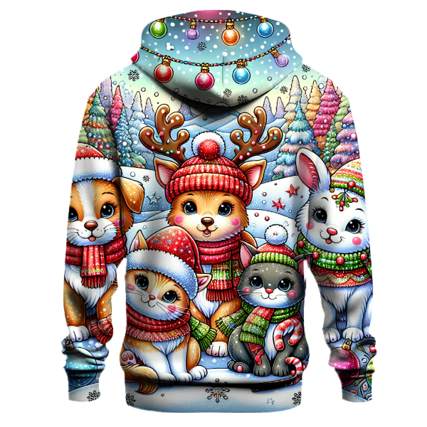 Cute Christmas Critters Hoodie