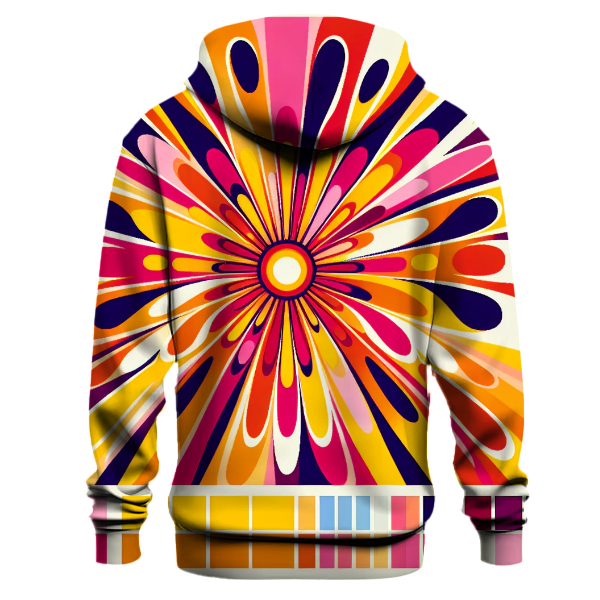 Funky Sunburst Patterns Hoodie