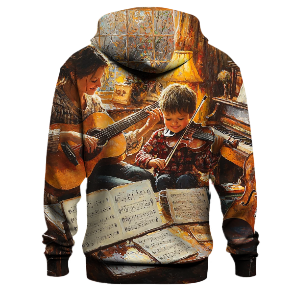 The Heartfelt Symphony A Mothers Nurturing Melody Hoodie