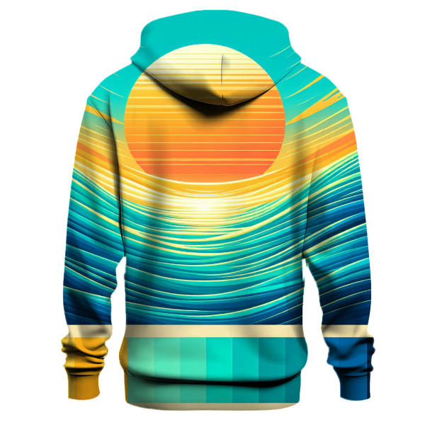 Tropical Vibe Gradient Hoodie