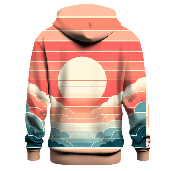 Sunrise Coral Breeze Hoodie