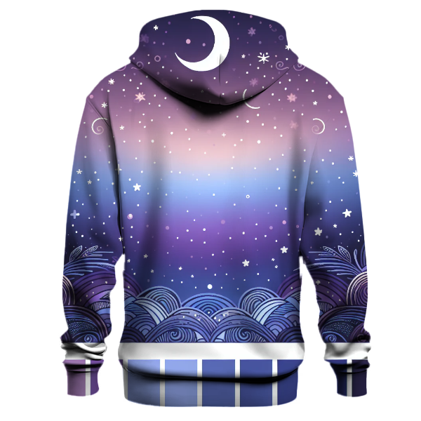 Ethereal Night Gradient Design Hoodie