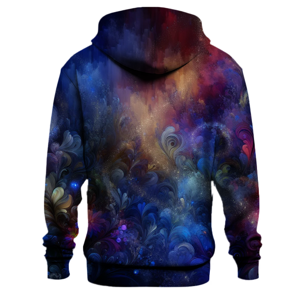 Midnight Garden Tie-dye Design Hoodie