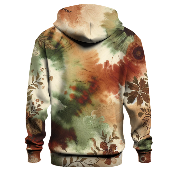 Earth Tones Tie-Dye Hoodie