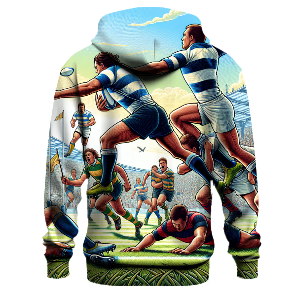 Rugby Game Day Spirit Hoodie