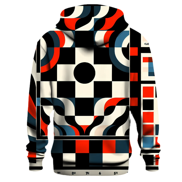 Bold Checkerboard Flair Hoodie