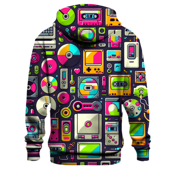 Retro Tech Nostalgia Hoodie