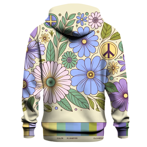 Peaceful Garden Blooms Hoodie