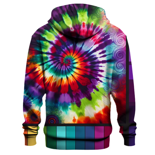 Swirl Tie-Dye Design Hoodie