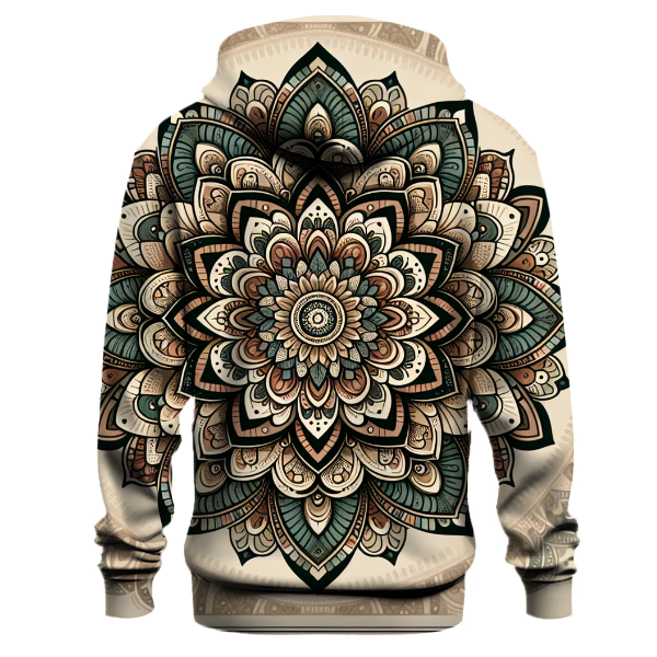 Earthy Mandala Harmony Hoodie