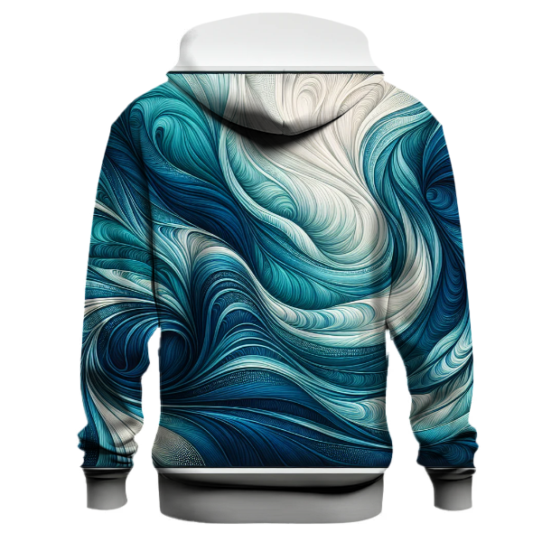 Abstract Ocean Breeze Hoodie