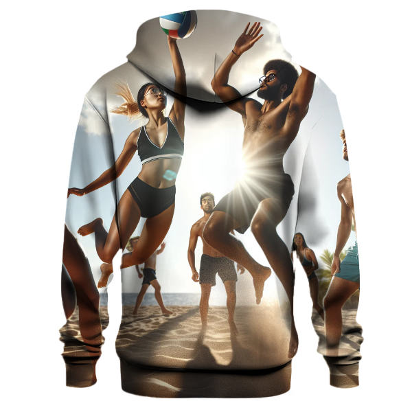 Volleyball Spike Excitement Hoodie