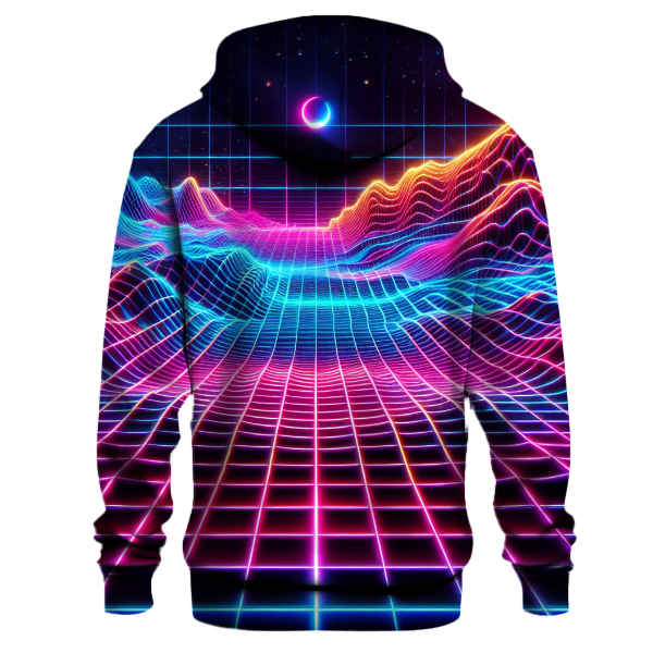 Synthwave Ocean Breeze Hoodie