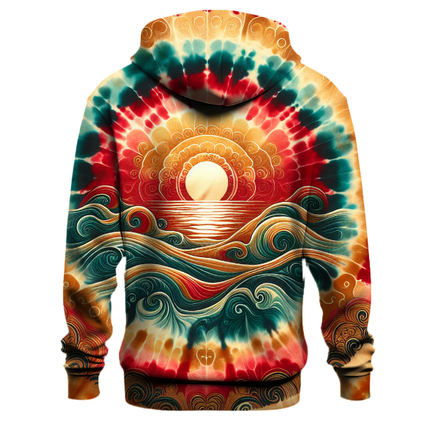 Crimson Sunset Shoreline Hoodie