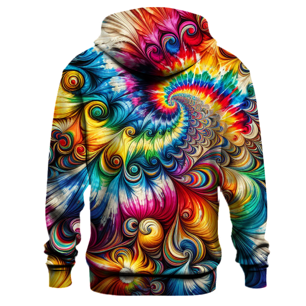 Colorful Tie-dye Rain Hoodie