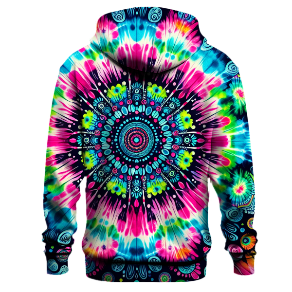 Vivid Neon Pop Hoodie