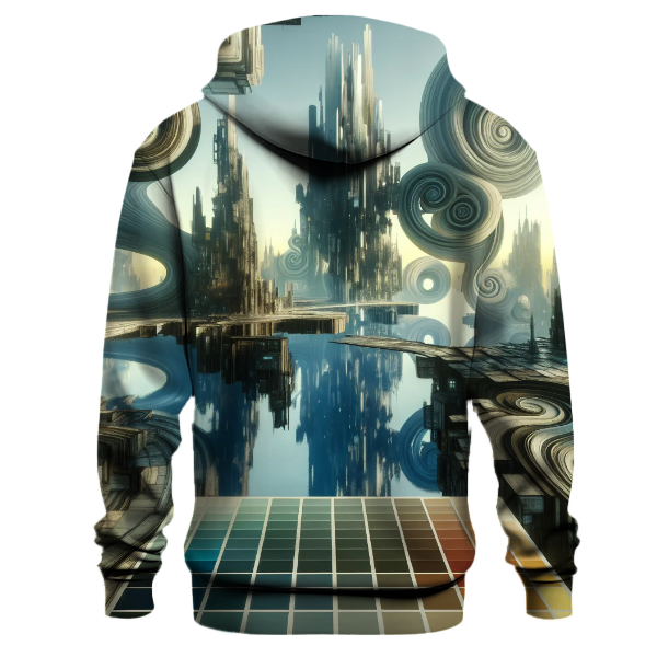 Surreal Cityscape Illusions Hoodie
