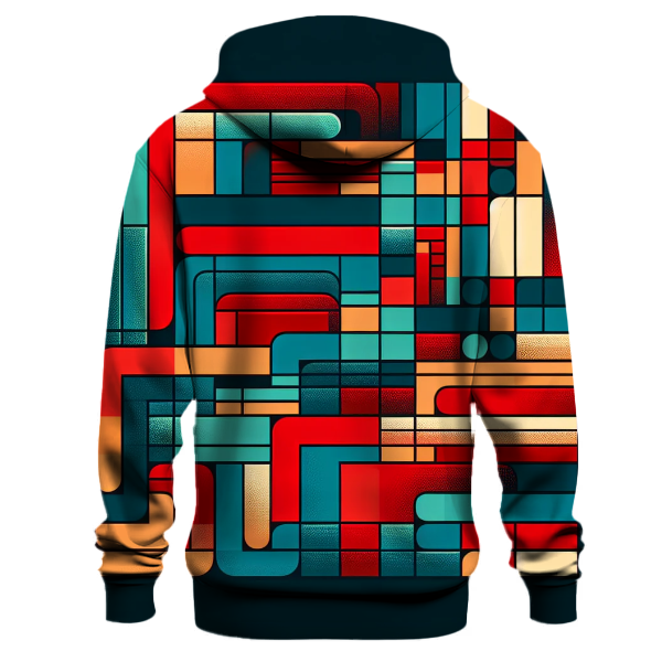 Vintage Color Blocks Hoodie