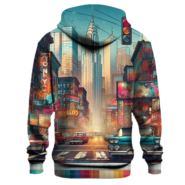 Retro Urban Wanderlust Hoodie