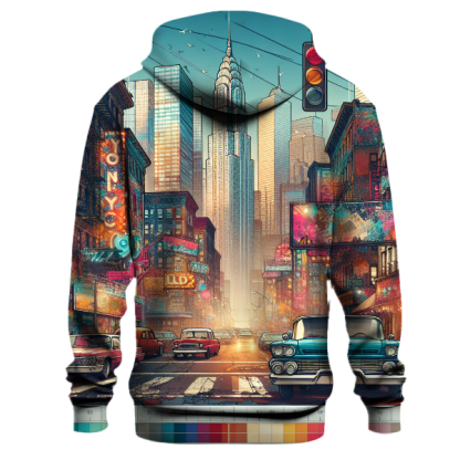 Retro Urban Wanderlust Hoodie