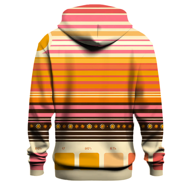 Sunset Horizon Stripes Hoodie