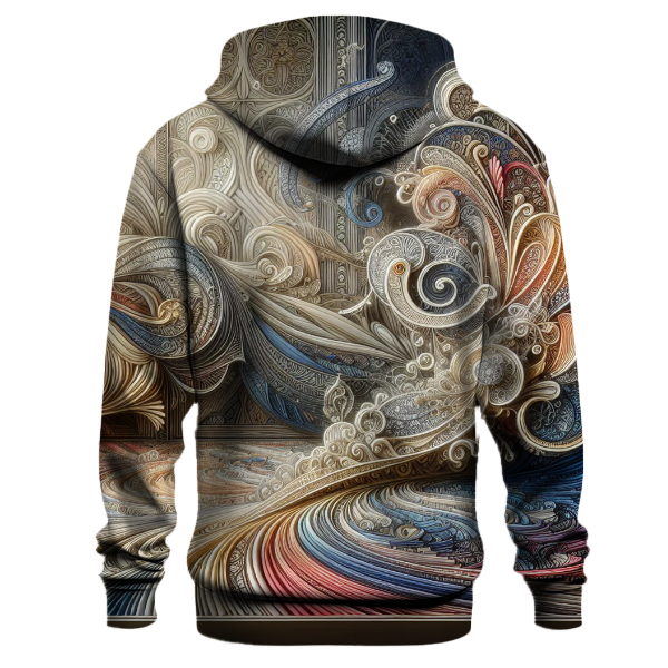 Elegant Artistic Whirls Hoodie