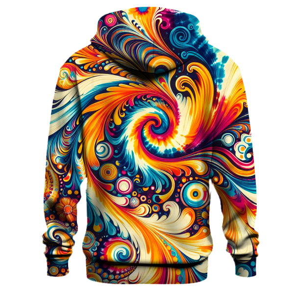 Retro Vibes Tie-Dye Hoodie