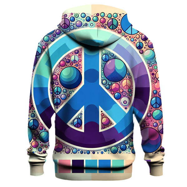 Groovy Peace Signs Hoodie