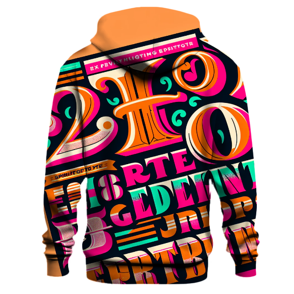 Bold Typography Hoodie