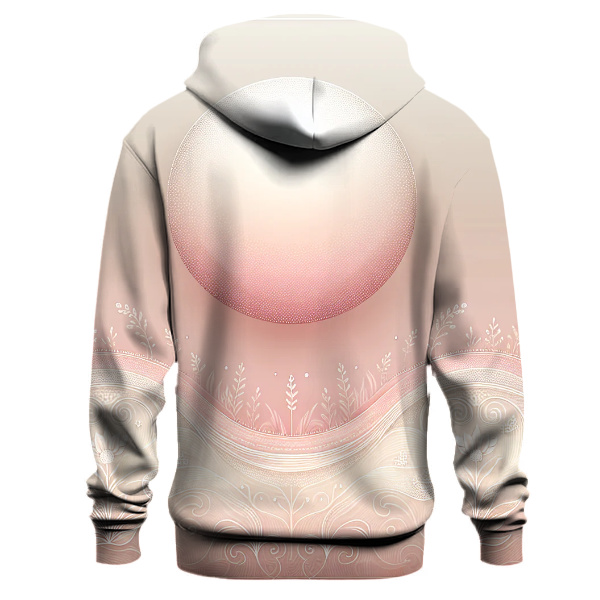 Blush Floral Gradient Hoodie