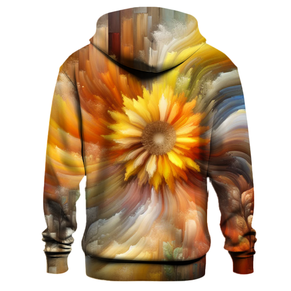 Sunflower Bloom Gradient Hoodie