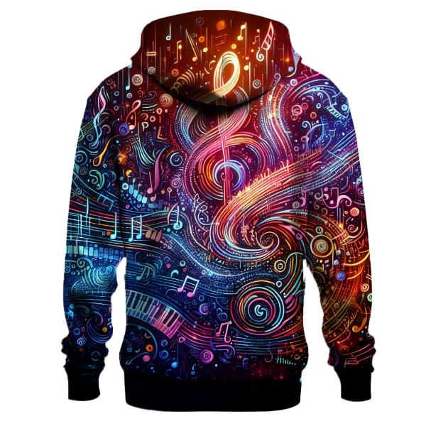 Neon Jazz Fusion Hoodie