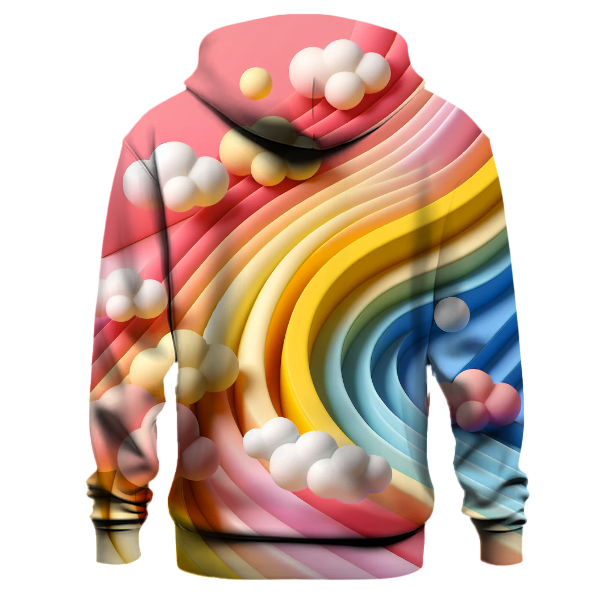 Pastel Rainbow Gradient Hoodie
