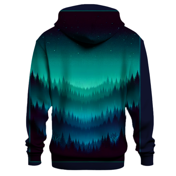 Forest Night Gradient Hoodie