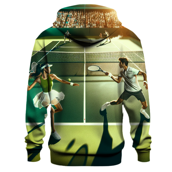 Tennis Court Action Hoodie