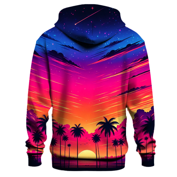Neon Sunset Escape Hoodie