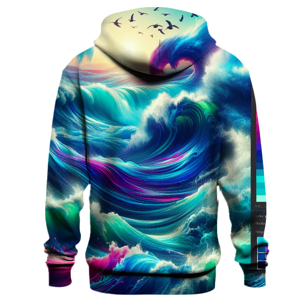 Fantasy Ocean Waves Hoodie