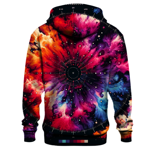 Cosmic Explosion Tie-dye Design Hoodie