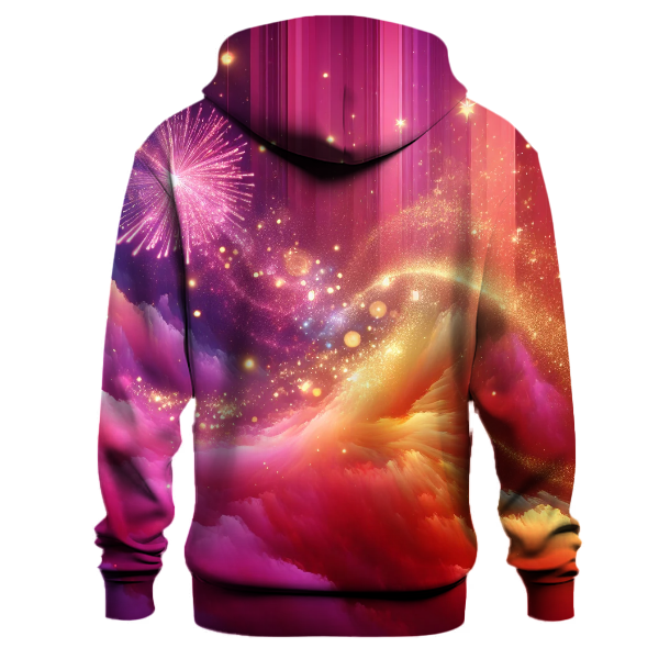 Firework Celebration Gradient Hoodie